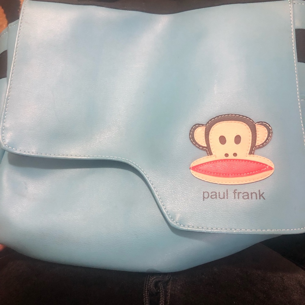 Baby Blue Paul Frank Messenger Bag!